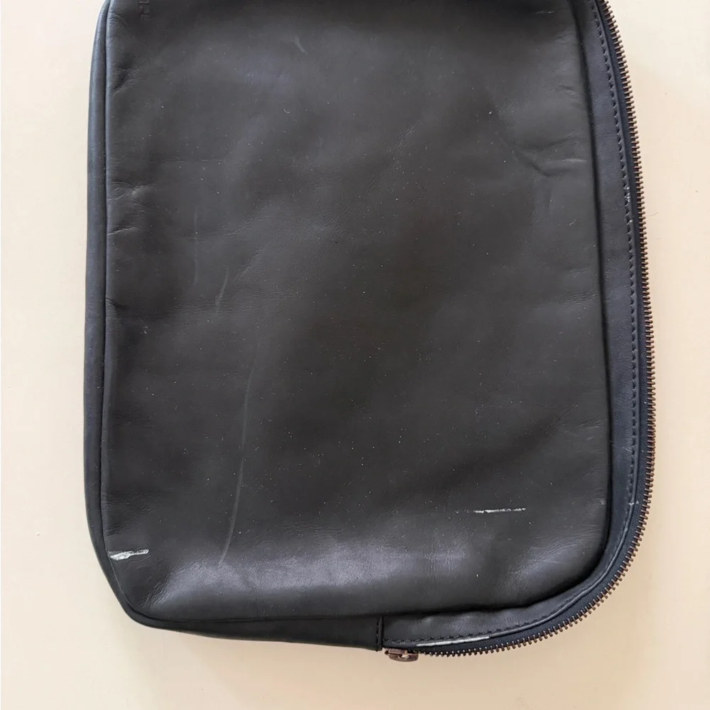 Black Leather Men's Bag